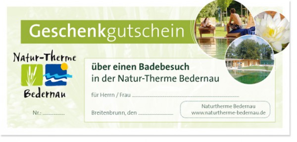 Naturtheme Bedernau Gutschein